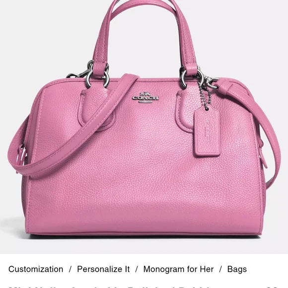 Coach Light Pink Satchel Bag - Picture 16 of 16